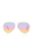 Victoria Beckham Loop Aviator-style Metal Sunglasses