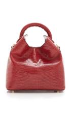 Elleme Madeleine Lizard-effect Leather Top Handle Bag