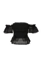 Mi Jong Lee Off The Shoulder Lace Top