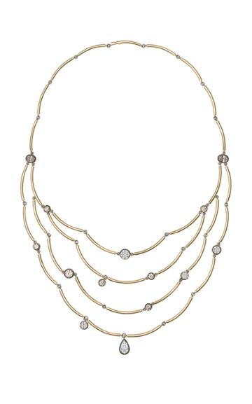 Jessica Mccormack Chi Chi Four Row Fine Necklace