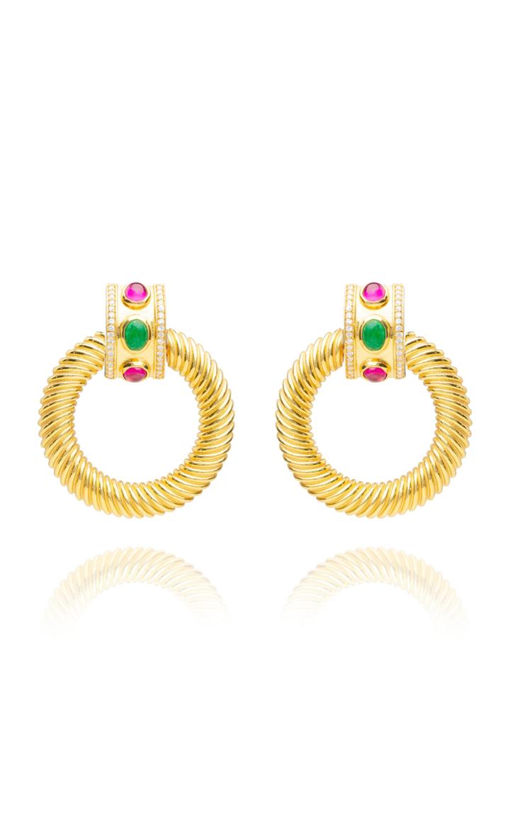 Moda Operandi Opuline Gold-plated Salma Earrings