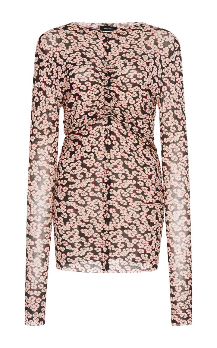 Isabel Marant Miston Ruched Jersey Top