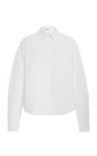 Moda Operandi Carolina Herrera Cotton Twill Button-down Shirt