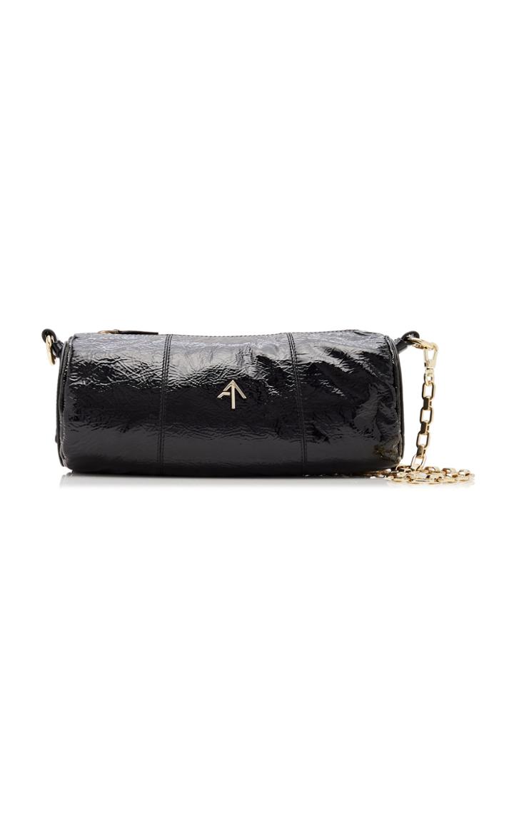 Manu Atelier Cylinder Patent Leather Bag