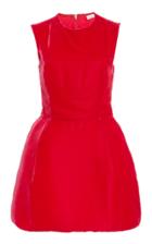 Moda Operandi Oscar De La Renta Velvet Bubble Hem Mini Dress