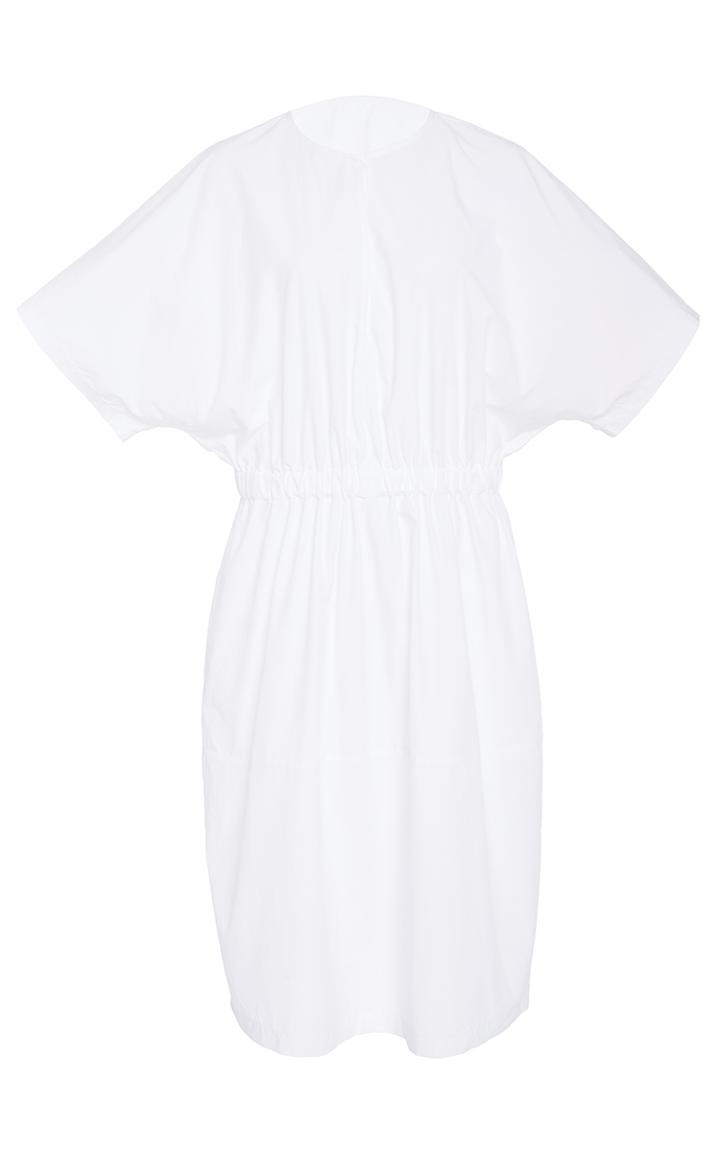 Araks White Mae V-neck Cover Up Dress