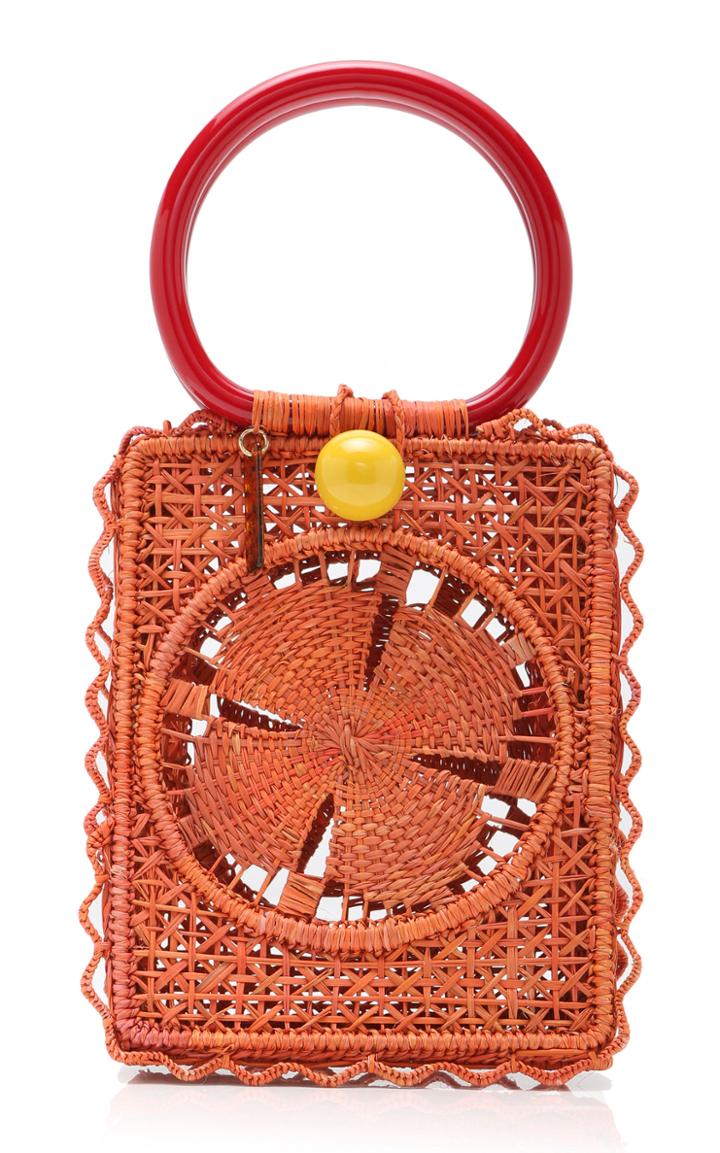 Silvia Tcherassi Caetana Iraca Palm Handbag
