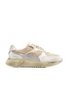 Axel Arigato Genesis Distressed Rubber Leather And Mesh Sneakers
