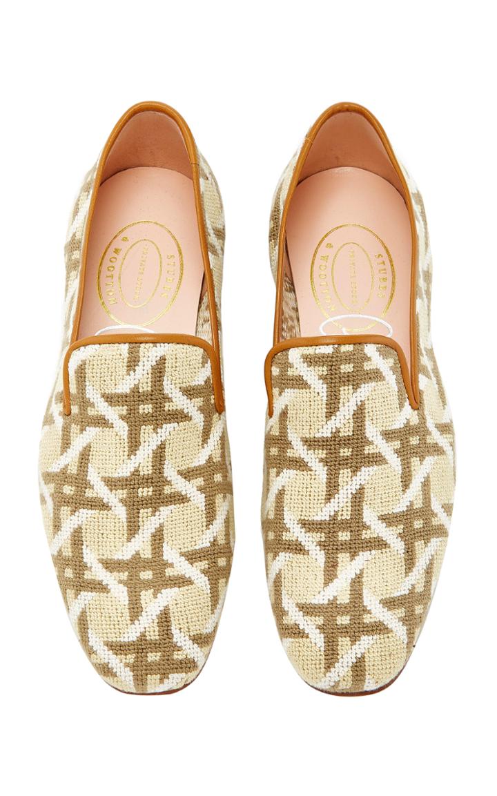 Stubbs & Wootton M'o Exclusive: Cane Ava Slipper
