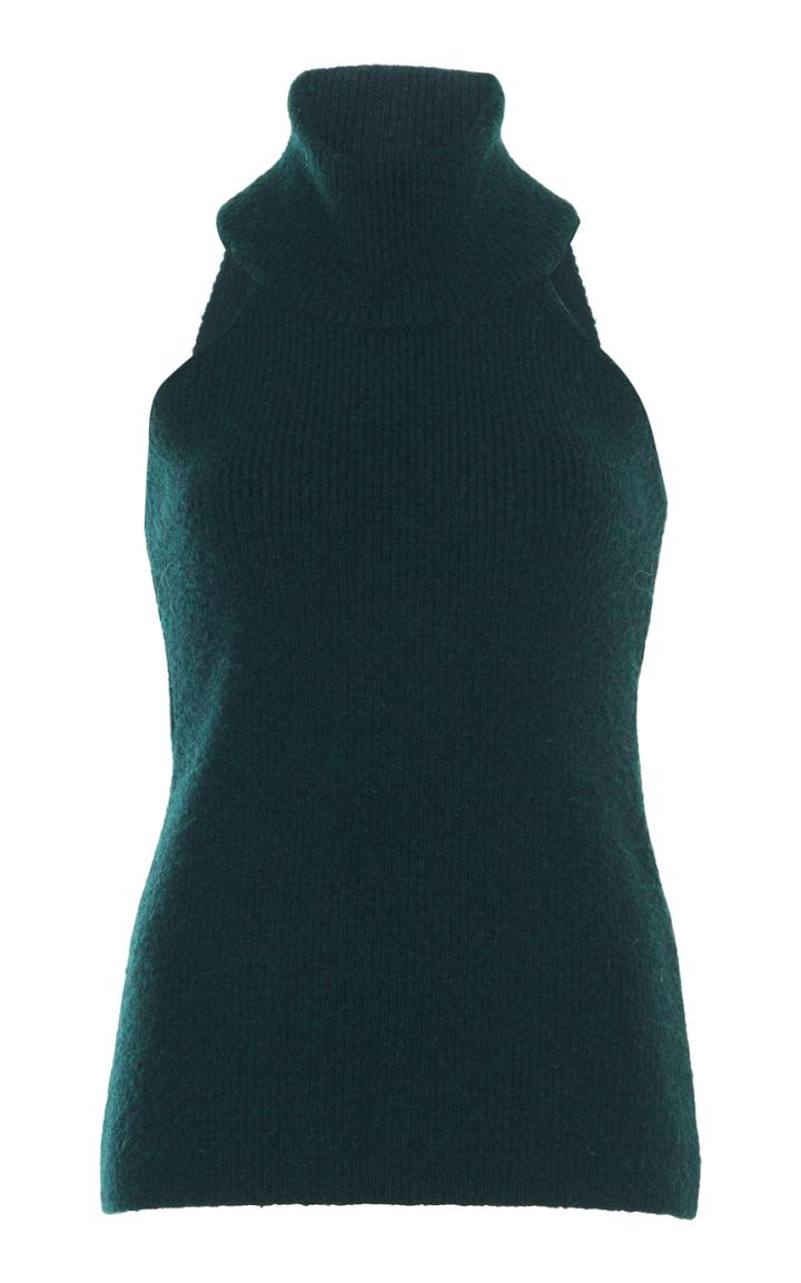 Jacquemus Oversized Wool-blend Sleeveless Turtleneck Size: 34