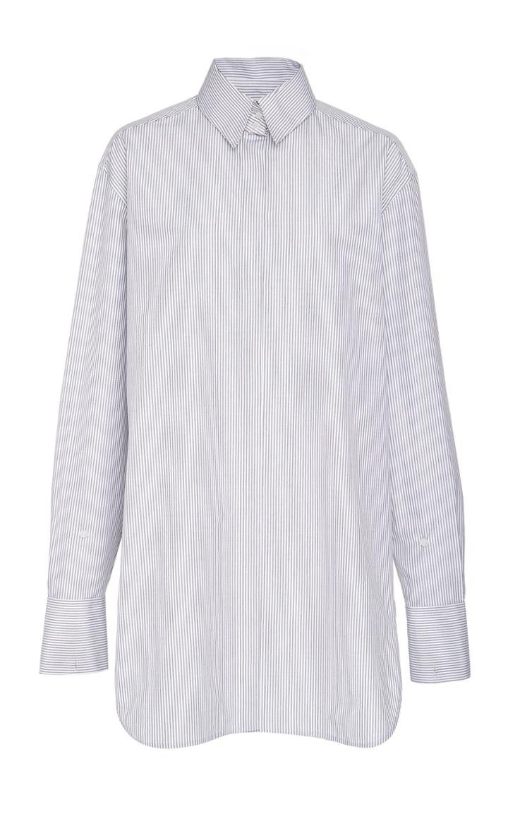The Row Pedro Reversible Cotton-poplin Shirt