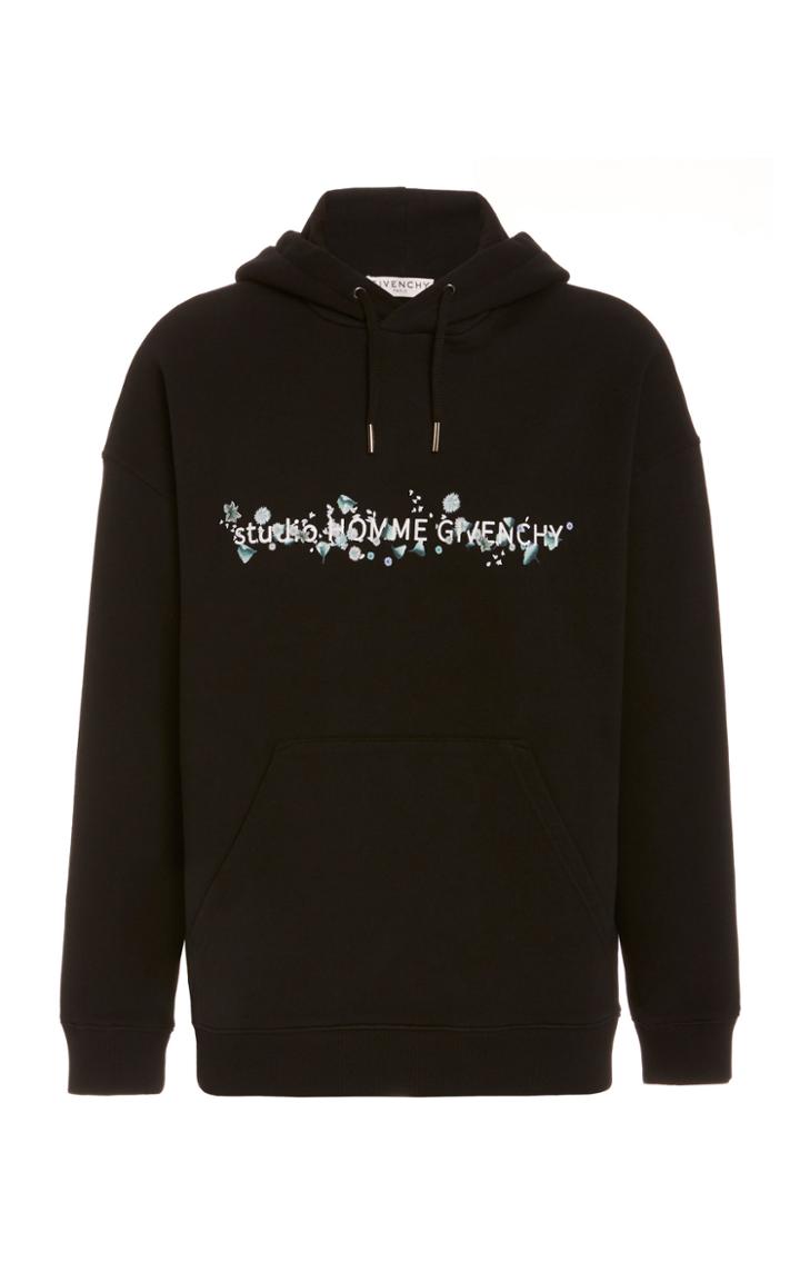 Givenchy Printed Hooded Cotton-terry Sweatshirt