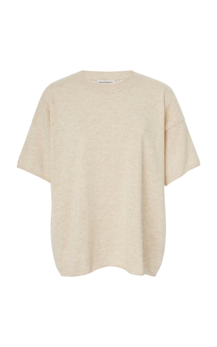 Mansur Gavriel Melange Cashmere Top