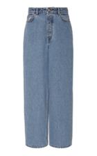 Ganni Oversized Rigid Straight-leg Jeans