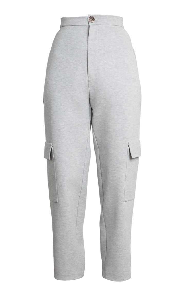 Lama Jouni High Waisted Fitted Jersey Pant