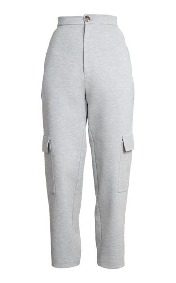 Lama Jouni High Waisted Fitted Jersey Pant
