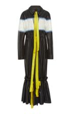 Christopher Kane Ruffle Hem Tie Coat