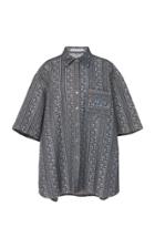 Acne Studios Sharis Den W Indigo Cotton Shirt