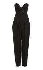 Moda Operandi J. Mendel Floral-embellised Crepe Jumpsuit