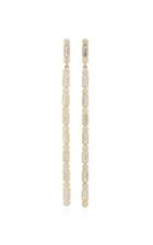 Sydney Evan Baguette And Round Bezel Drop Earrings