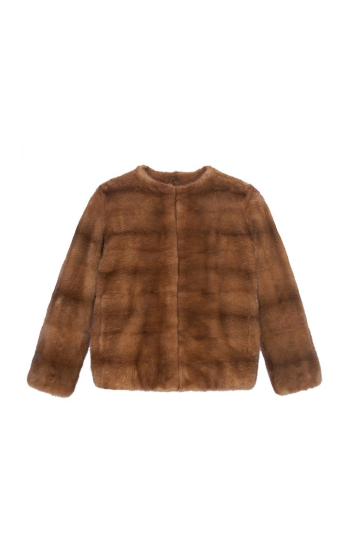 Pologeorgis The Melania Collalress Mink Jacket