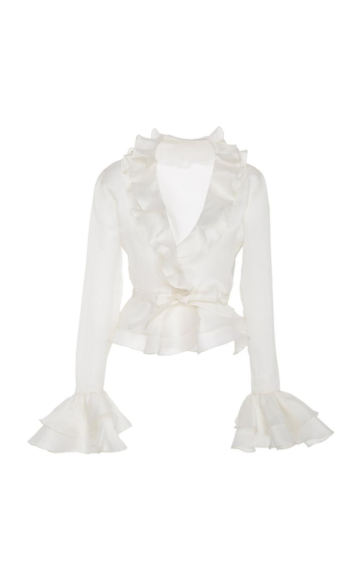 Andres Otalora Mariara Ruffle Blouse