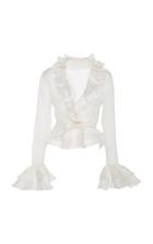 Andres Otalora Mariara Ruffle Blouse