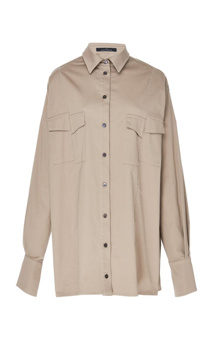Rokh Split-pocket Cotton Shirt