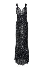 Attico Sequins And Stars Embellished Gown