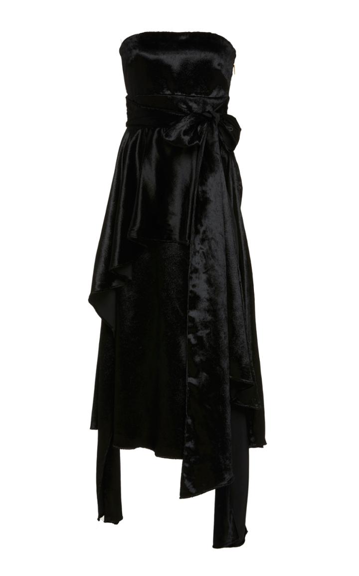 Prabal Gurung Oriana Strapless Belted Dress