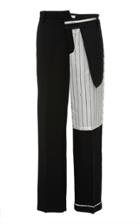 Monse Inside Out Pinstripe-detailed Wool-blend Pants