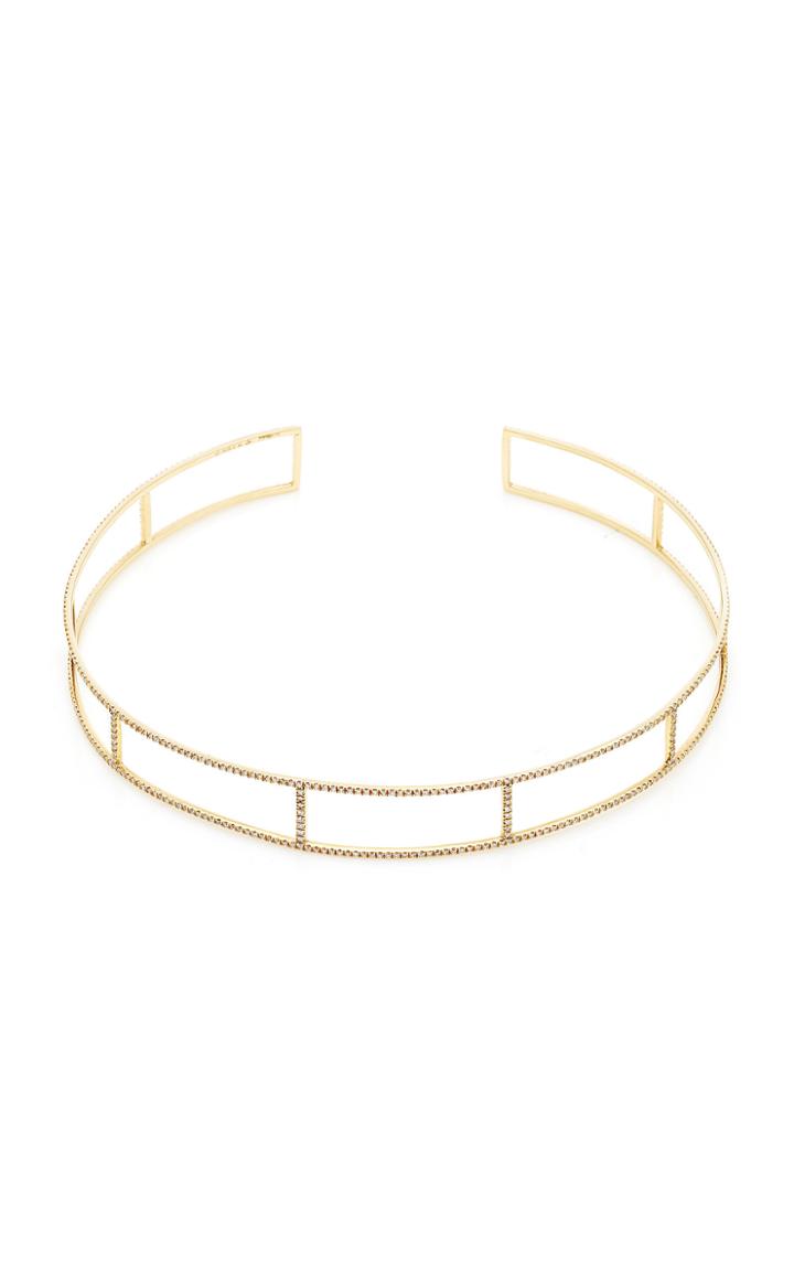 Misahara Koral 18k Gold Diamond Choker