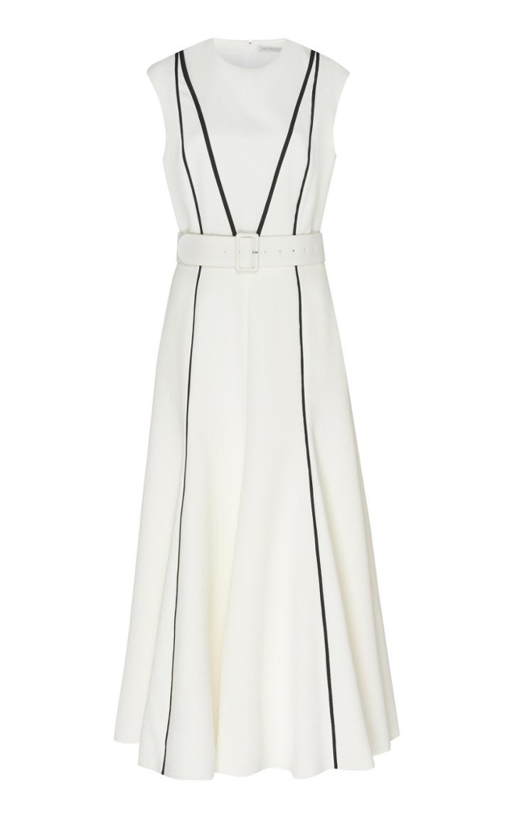 Emilia Wickstead Denvella Piping Midi Dress