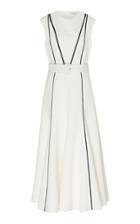 Emilia Wickstead Denvella Piping Midi Dress