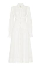 Moda Operandi Aje Utopia Cotton Midi Shirt Dress