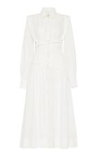 Moda Operandi Aje Utopia Cotton Midi Shirt Dress