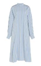 Moda Operandi Maison Rabih Kayrouz Striped Poplin Shirt Dress Size: 34