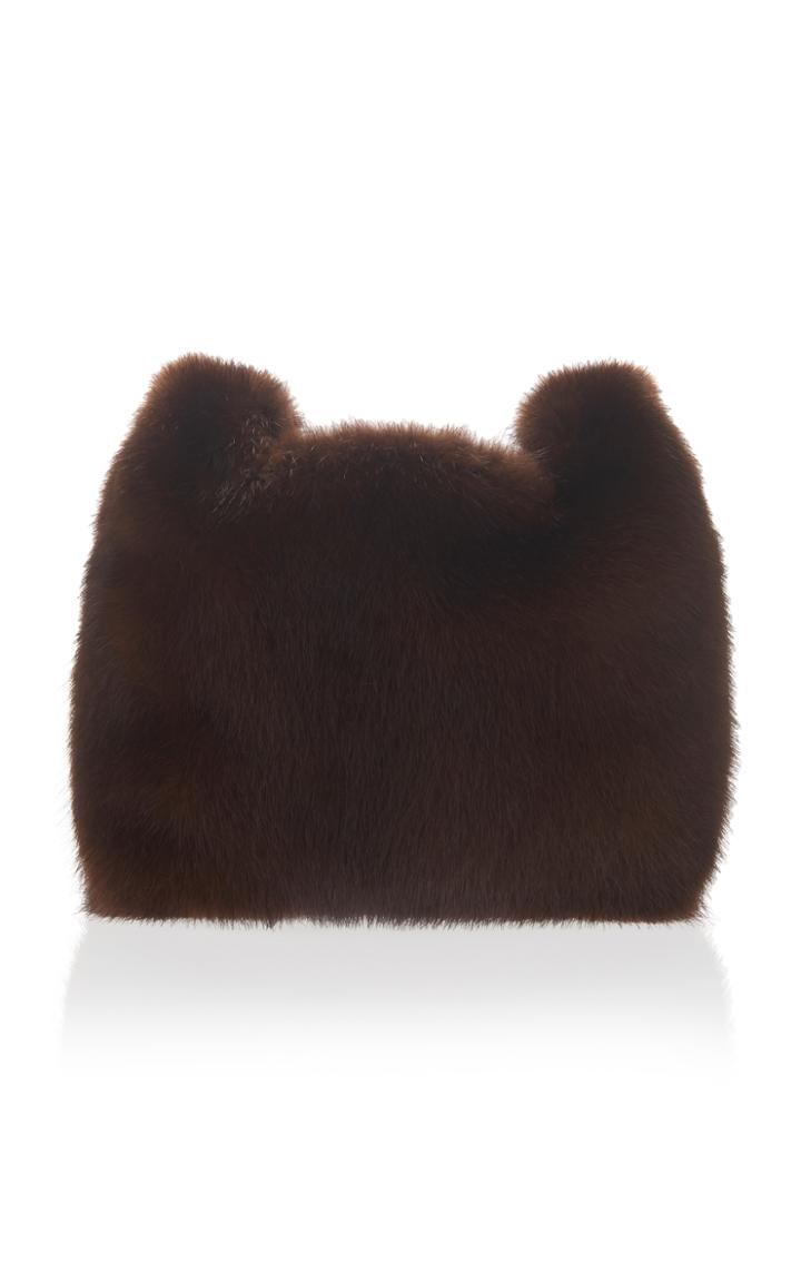 Simonetta Ravizza Mini Furrissima Natural Mink Tote