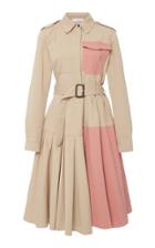 Jw Anderson Belted Cotton-poplin Shirt Dress