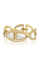 Moritz Glik Kaleidoscope Shaker Diamond 18k Gold Bracelet