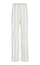 Noon By Noor Rickie Silk Blend Striped Pant