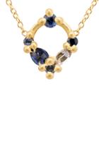 Moda Operandi Polly Wales Des Goutte De Rose 18k Gold Sapphire Necklace