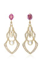 Ark Pink Sapphire Illusion Earrings