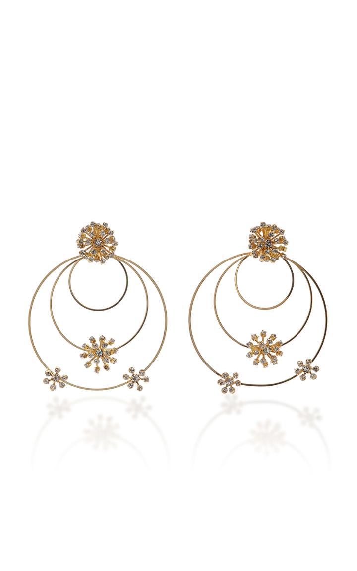 Rosantica Arcadia Gold-tone Crystal Earrings
