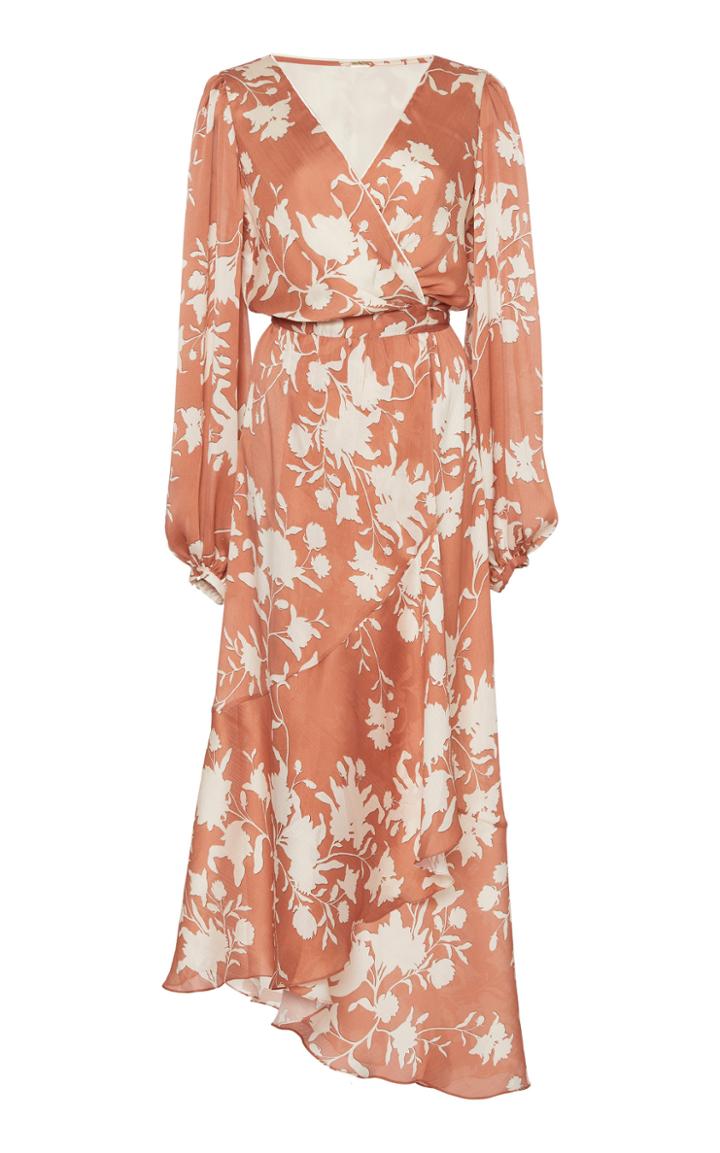Johanna Ortiz The Greatest Land Floral Georgette Wrap Dress