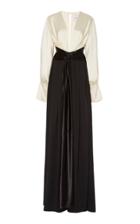 Prabal Gurung Jimili Monochrome Silk Gown