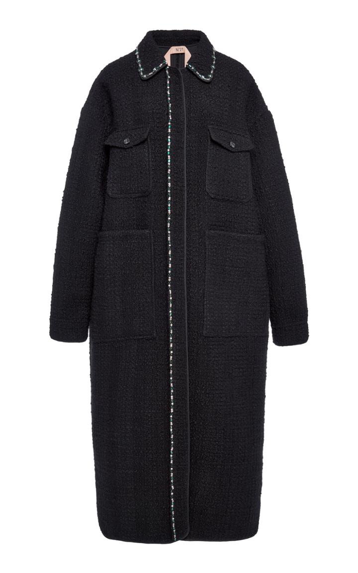 Moda Operandi N21 Jewel-trim Embellished Coat
