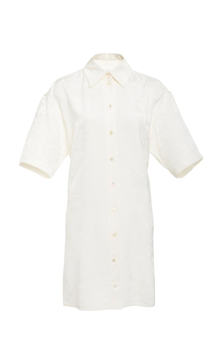 Victoria Beckham Floral Cloqu Shirt