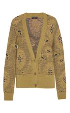 Etro Tonal Medallion Intarsia V-neck Cardigan