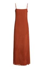 Moda Operandi Matteau Pliss Silk Maxi Column Dress
